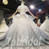 grey wedding gown 829-008