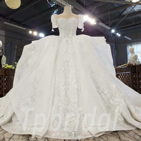 lace princess wedding dress 833-002