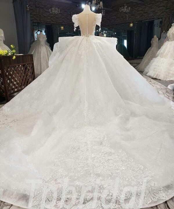lace princess wedding dress 833-008