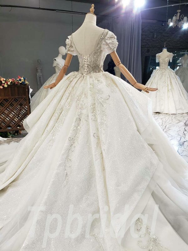 Princess Ball Gown Wedding Dress With Bling Wholesale Online