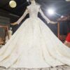 winter wedding dresses with sleeves 834-005