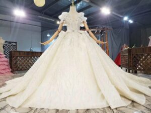 Cathedral Train Wedding Dresses 868-003