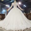 long sleeve beaded wedding dress 865-002