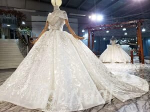 ball gown lace wedding dress 891-002