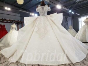 off the shoulder bridal dress-881-003