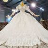 v neck ball gown wedding dress 894-001