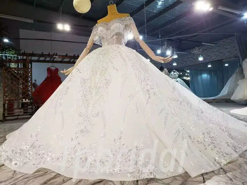 crystal ball gown wedding dress 904-004