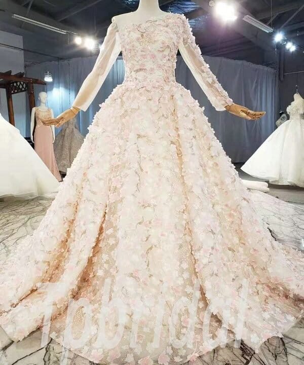 flower wedding dress 916-005