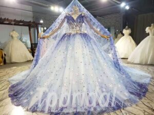 blue wedding dress 932-001