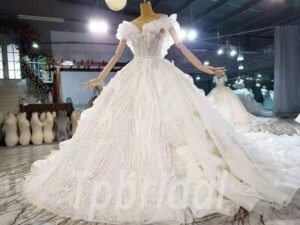wedding dress with belt 938-004