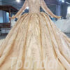 gold wedding gown 978-008