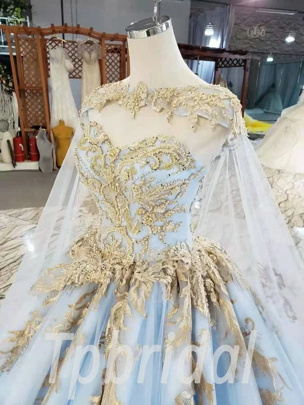 light blue wedding dress 962-002