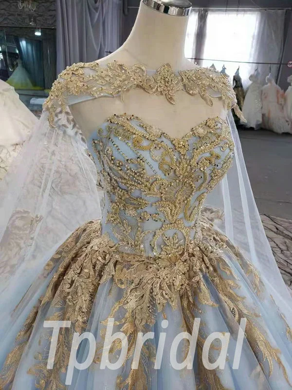 light blue wedding dress 962-005