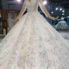 long sleeve sweetheart wedding dress 964-005