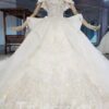long train wedding gown 976-004