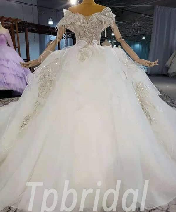 princess white wedding dress 960-005