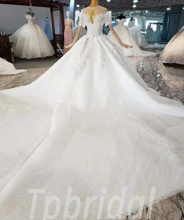 bridal dress with train 984-004