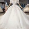 bridal dress with train 984-008