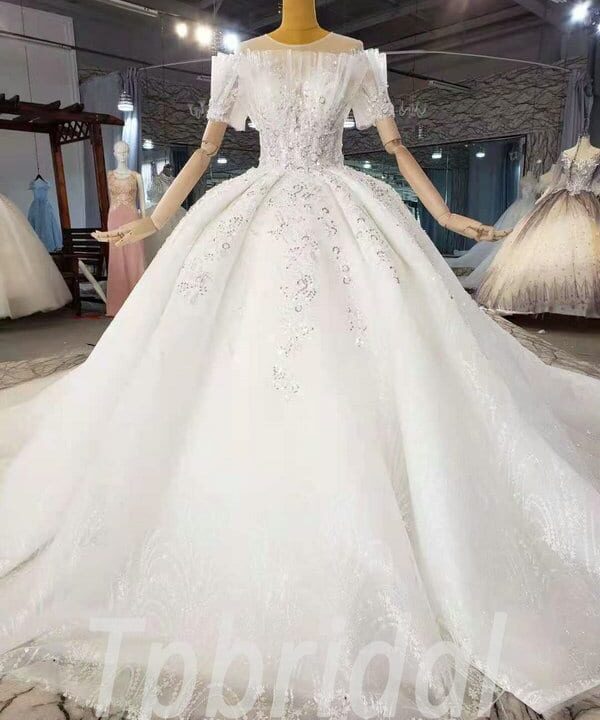 bridal dress with train 984-008