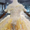 yellow flower girl dress 983-008