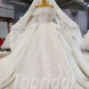 ball gown wedding dress with veil 987-006