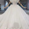 flower lace wedding dress 1009-001