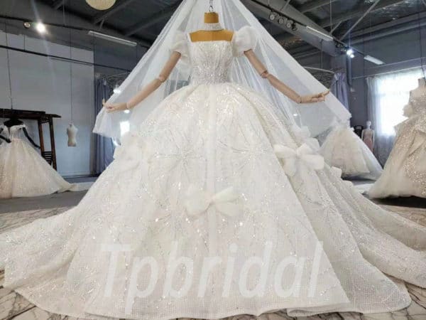 princess wedding dresses sparkly 1013-001