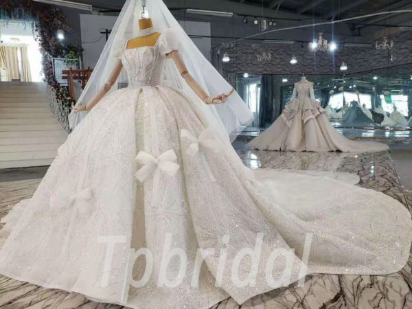 princess wedding dresses sparkly 1013-004