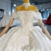 off the shoulder wedding dress ball gown 1021-004