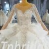 wedding dress sweetheart neckline 1022-003
