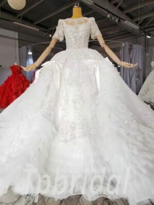 long train ball gown wedding dress 1131-001