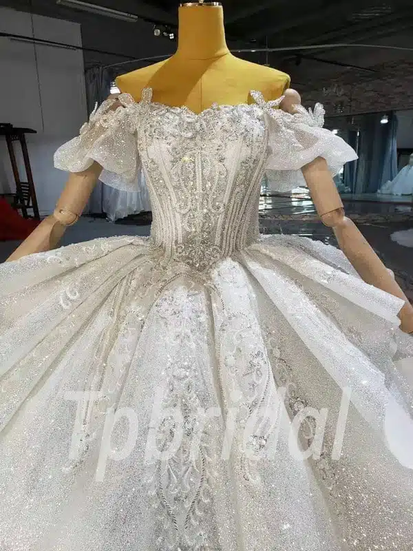 princess sparkle wedding dress 1033-004