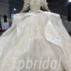 crystal beaded wedding dress 1035-002
