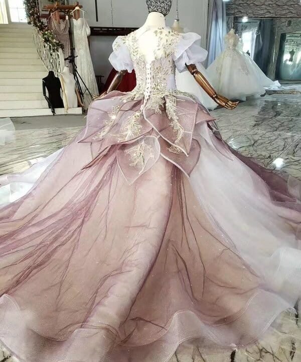 color flower girl dress 1043-003