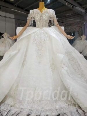 off the shoulder princess wedding dress 1054-003