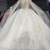 wedding dress with cape sleeves 1057-001