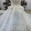 ball gown wedding dress with sleeves 1060-006