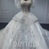 heavy beaded wedding dresses 1065-004
