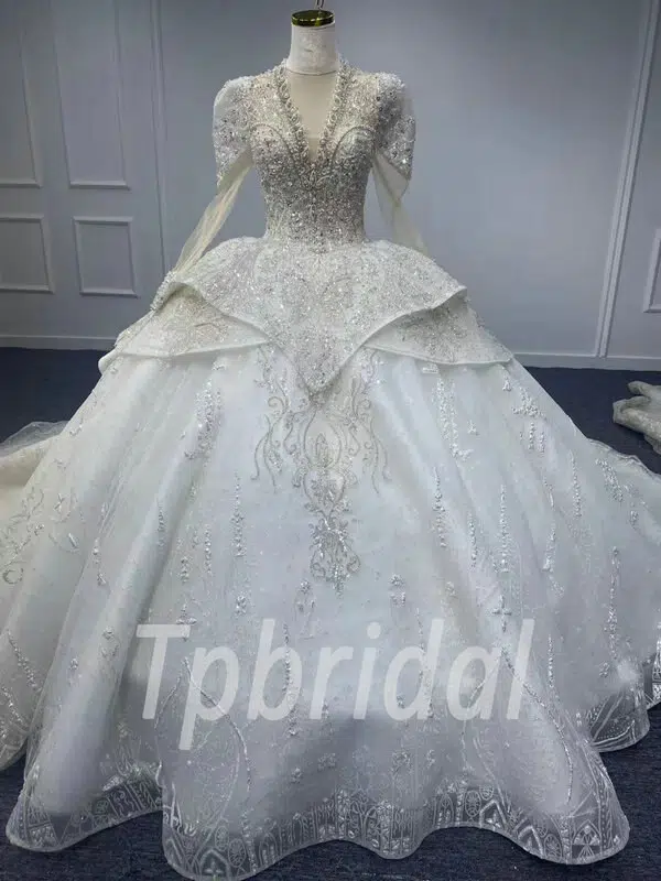 layered wedding dress 1069-003