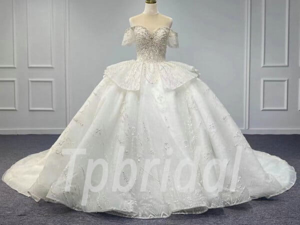 princess style wedding dress 1071-006