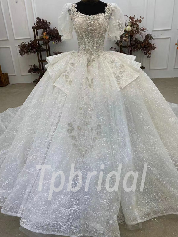 puffy wedding gown 1074-005puffy wedding gown 1074-005