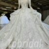 ball gown long sleeve wedding dress-1090002