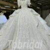 lace beaded wedding dress-1089003