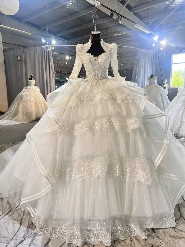 layered wedding dress-1098-003