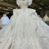 short sleeve wedding dress-1092002