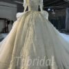 winter long sleeve wedding dress-1097-002