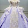 long sleeve quinceanera dress 1110-001