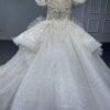 flower girl dress with train 1117-001