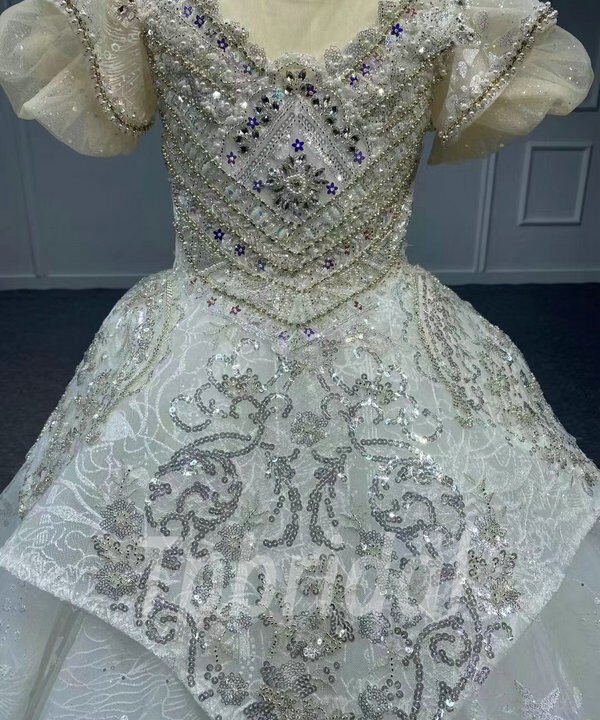 flower girl dresses white 1114-004