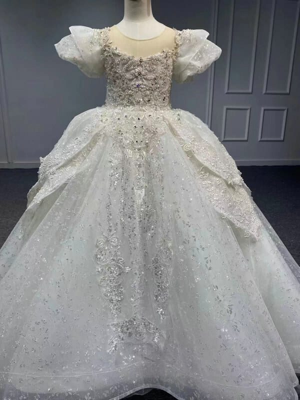 princess flower girl dress 1118-001